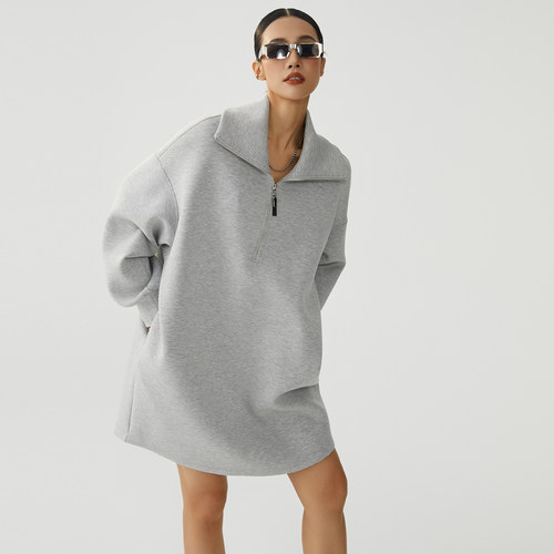 ZzZHANG廓形版休闲卫衣裙