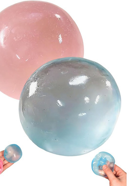 2pcs Non-Rebounding Coconut Oil Squish Ball Moldable toys