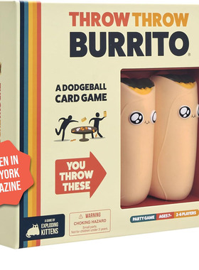 Throw Throw Burrito Dodgeball Card Game - Party board Games