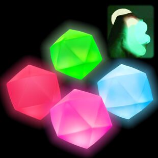 Glow in The Dark Stress Cube Diamond Malt Sugar Ice Cube toy