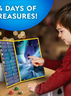 geographic gemstone toy Advent Calendar Christmas Countdown