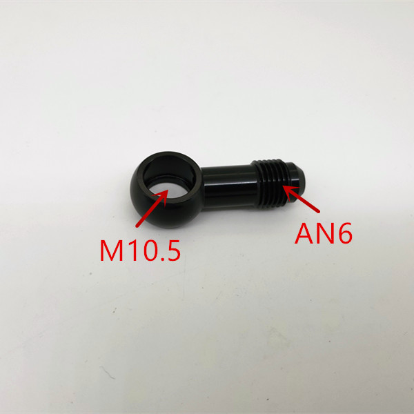 AN6转M10.5 汽车改装油管鱼眼空心螺丝， 漂移车涡轮专用水管螺丝