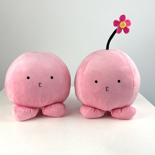 跨境新款章鱼噼的原罪毛绒玩具动漫同人周边女孩睡觉抱枕玩偶团子