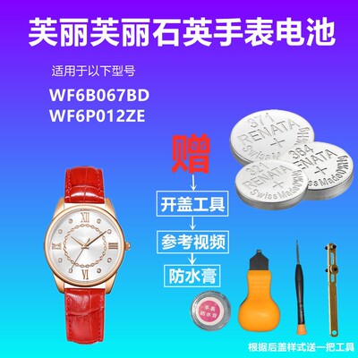 适用于芙丽芙丽Folli Follie  WF6B067BD  WF6P012ZE 手表电池