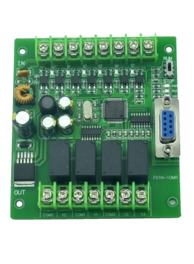 plc工控板控制器简易式国产FX1N-10MR/10MT小微型可编程延时模块