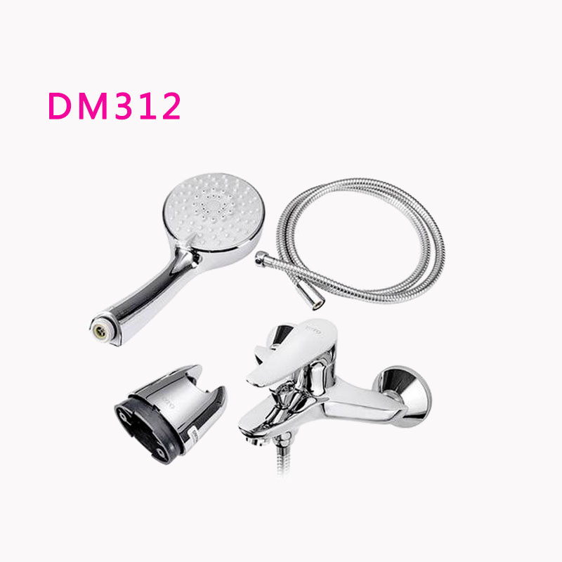 TOTO洁具卫浴浴缸龙头挂墙式浴缸花洒龙头DM312 DM706CMF