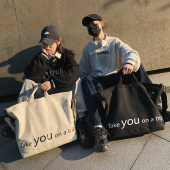 旅行包健身包男挎包韩版 百搭单肩包女简约斜挎包背包学生日系包包