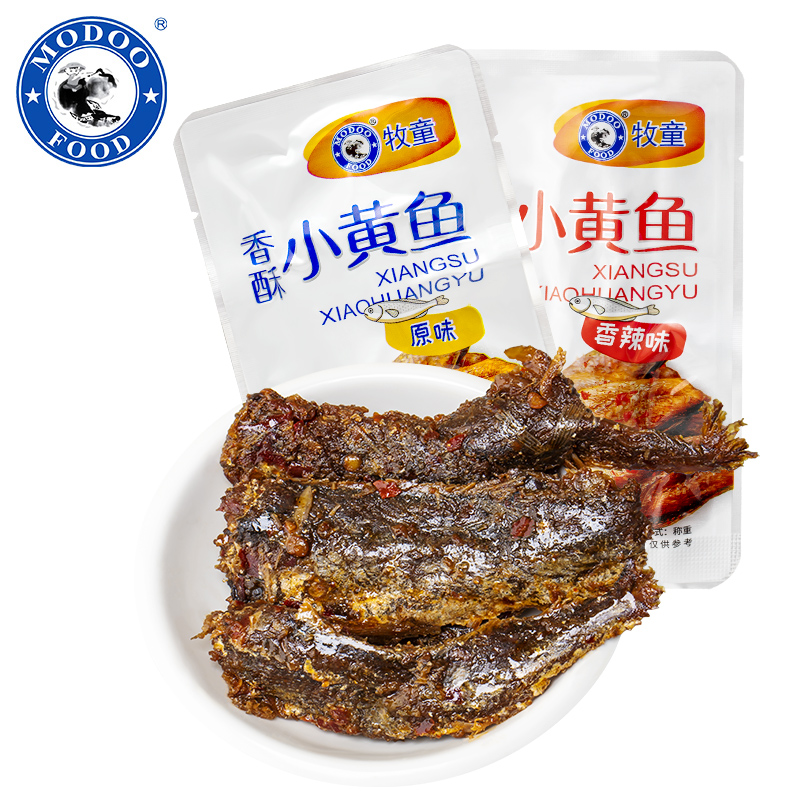 牧童香酥小黄鱼海鲜休闲零食