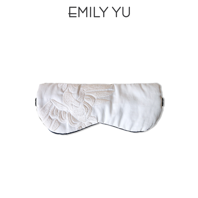 于晓丹EMILYYU真丝刺绣遮光眼罩