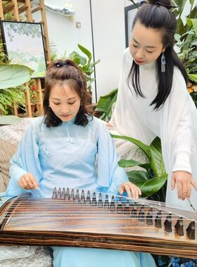 翔声古筝1米黑檀木便携式古筝演奏级别初学者考级古筝包邮全配件