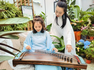 翔声古筝1米黑檀木便携式古筝演奏级别初学者考级古筝包邮全配件