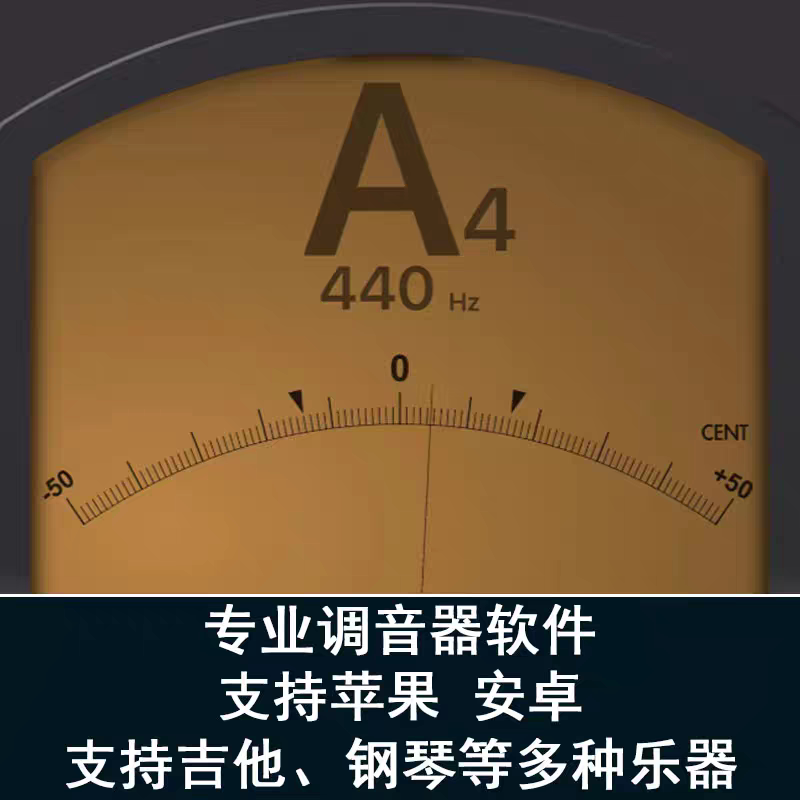 苹果系统万能乐器调音器古筝调音器二胡杨琴调音器十二平均律