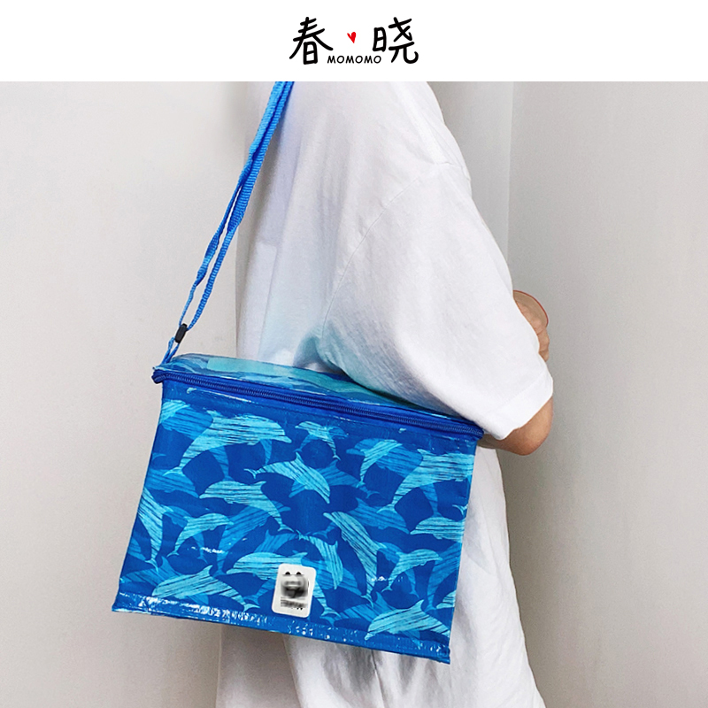 大容量便当包铝膜冰包单肩斜挎包