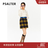 PSALTER诗篇麻花编织提花学院polo针织衫 羊毛混纺 冬款