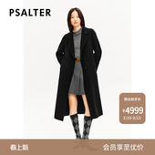 显瘦长款 PSALTER诗篇长款 双面呢大衣外套冬季 100%山羊绒