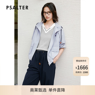 风女外套2025夏款 型连帽工装 PSALTER诗篇休闲立领连肩袖