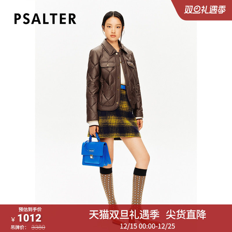 PSALTER诗篇美拉德轻薄衬衫款鹅绒服复古学院羽绒服冬款