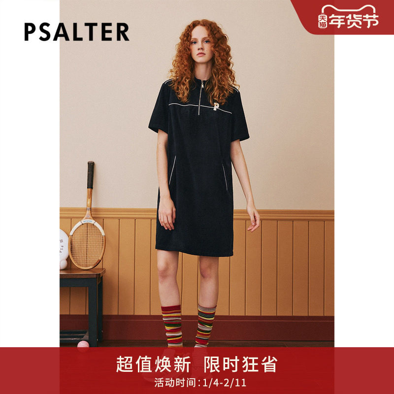 【奥莱3折】PSALTER诗篇秋宽松立领学院风卫衣连衣裙,女装/女士精品,连衣裙,淘宝优惠券,粉丝福利购,淘宝优惠卷