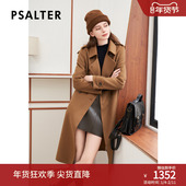 美丽诺羊毛 诗篇专选雅丹风骆驼绒双面呢赫本风毛呢大衣冬