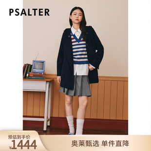 PSALTER诗篇连帽羊毛双面呢毛呢外套冬