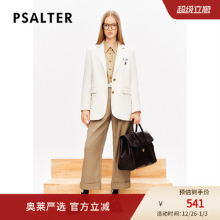 外套秋 PSALTER诗篇简约摩登通勤百搭休闲西装 智性学院风
