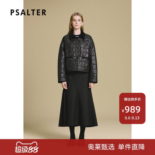 PSALTER诗篇巴恩风短款绗缝谷仓夹克外套棉衣2025冬季款