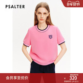 夏款 上衣针织衫 智性学院风 诗篇专选简约圆领运动短袖