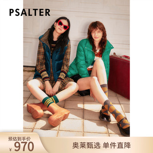 鹅绒服羽绒服 PSALTER诗篇冬宽松立领简约短款