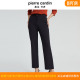 直筒裤 皮尔卡丹女装 黑色轻商务雅致格调西装 新款 P4316T4995B0 秋季