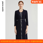 假两件长袖 商场同款 连衣裙P2197E2050N3 新款 时尚 皮尔卡丹女装 春季