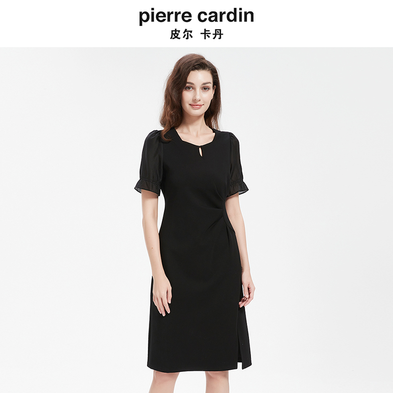 售罄下架       连衣裙 夏季新款气质经典显瘦小黑裙连衣裙女士