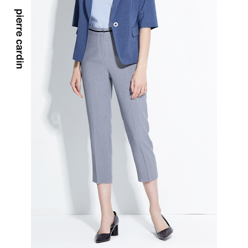 自然腰简约百搭西装裤