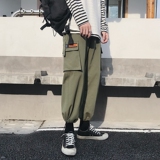 XZ216-K22-P48S-4XL2024夏男士休闲拼接立体口袋工装休闲裤克，男装休闲裤，星座716