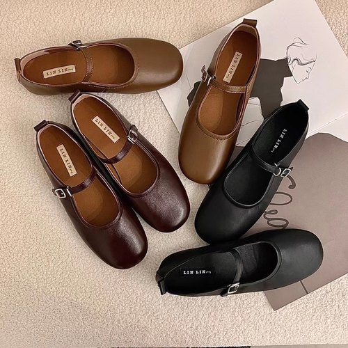 韩国女鞋zachpeng单鞋玛丽珍浅口