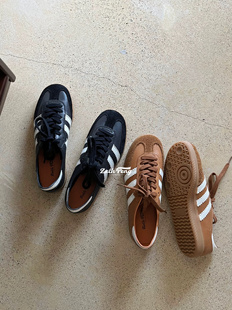 百搭单鞋 平底休闲运动鞋 女2025年新款 zachpeng复古小众设计德训鞋