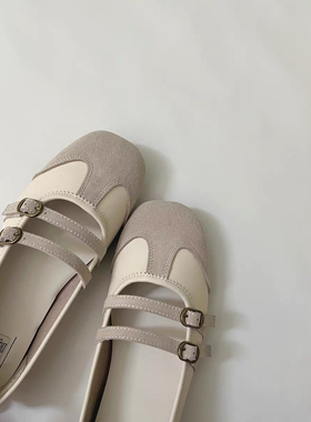 ZACH PENG森系原创女鞋2025春季新款银色玛丽珍鞋女晚晚鞋单鞋