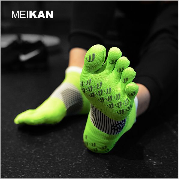 meikan美看3d一体防滑功能五指袜