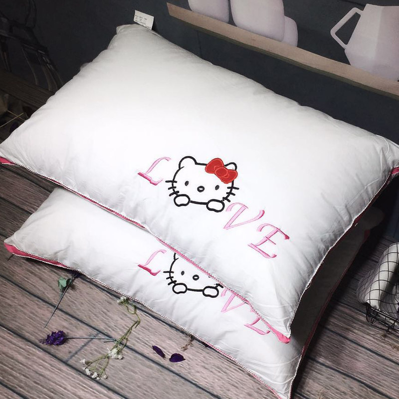 Hello Kitty Cartoon children pillow One Pillow shape 016 pure cotton Pillow core a pair pillowin the Bedclothes , Pillow/Pillow/Pillow/Cervical pillow  category - from Buy2taobao.com to provide professional Taobao agent buy service