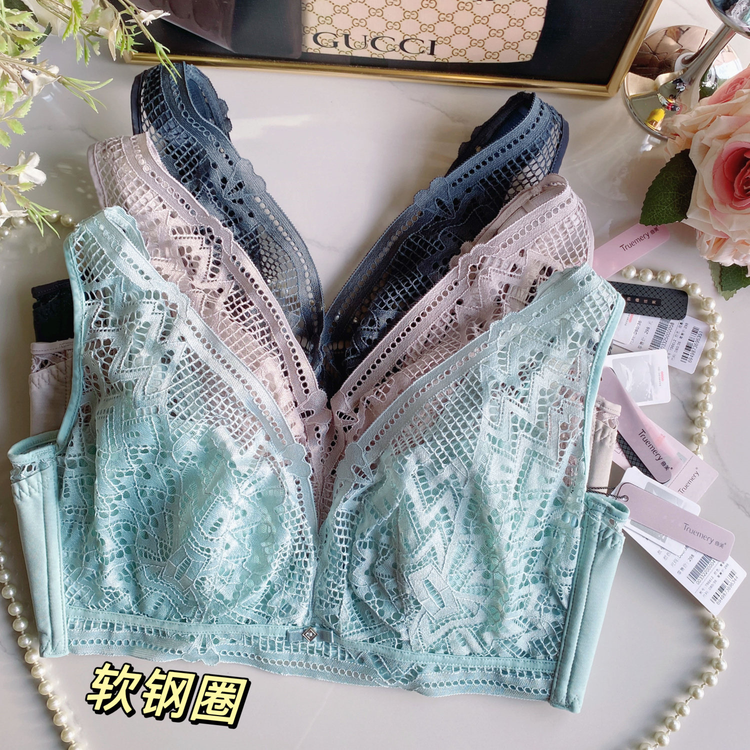 原298曲美品牌乳棉兔耳朵薄CD杯软钢圈内衣背心款聚拢调整型文胸,女士内衣/男士内衣/家居服,文胸,淘宝优惠券,粉丝福利购,淘宝优惠卷