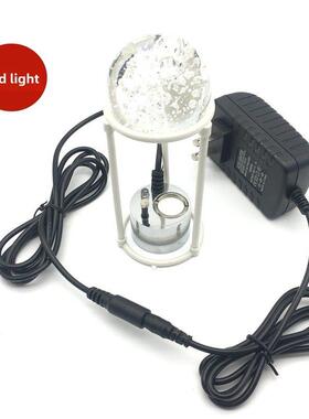 2026单色灯小型假山风水轮流水摆件鱼缸盆景雾化器喷雾加湿器超声