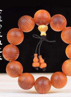 2026帝王血龙木手串20全透光东北沉香松明子手链男女饰品文玩佛珠