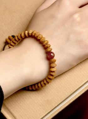 2026金钱子手串九华山金叶菩提子手串摇钱树手串女士冷门文玩佛珠