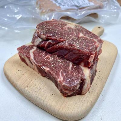 【正常发 先看页面售后要求】进口谷饲肉眼牛排200g*5片