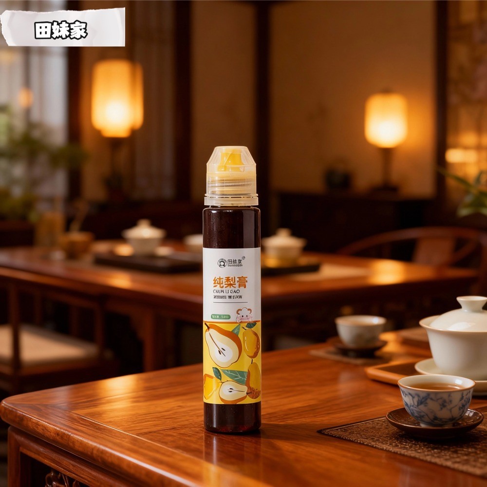 家用枇杷秋梨膏130克盒装源头厂家雪梨膏砀山梨纯梨膏润燥滋养