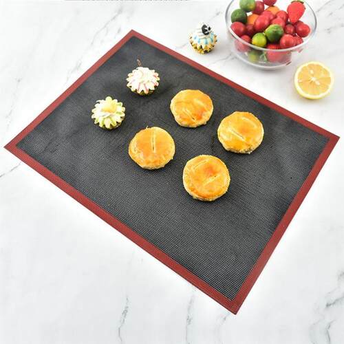 Baked puff bread glass fiber silicone baking pad曲奇烤垫