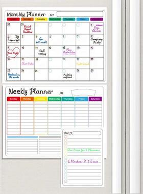 Fridge Sticker Message Board Menu Magnetic Calendar For Fri