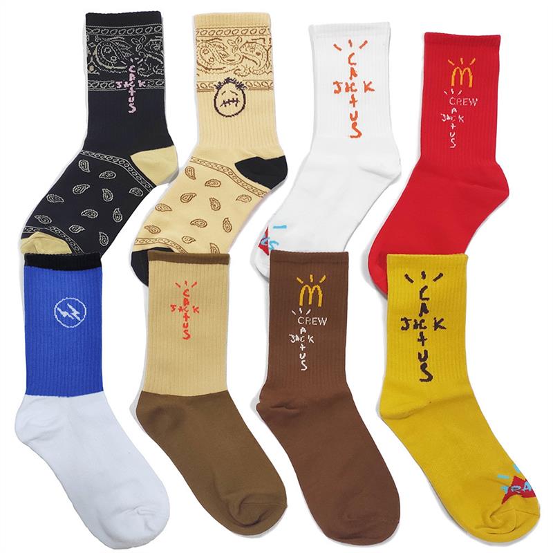Men socks Travis Scott Skate Crew Socks Men Sport Travis Sco