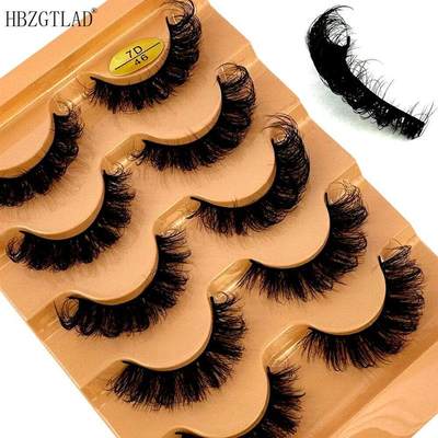 5pairs Classic Hybrid Volume Lashes New Arrival Wispy D Curl
