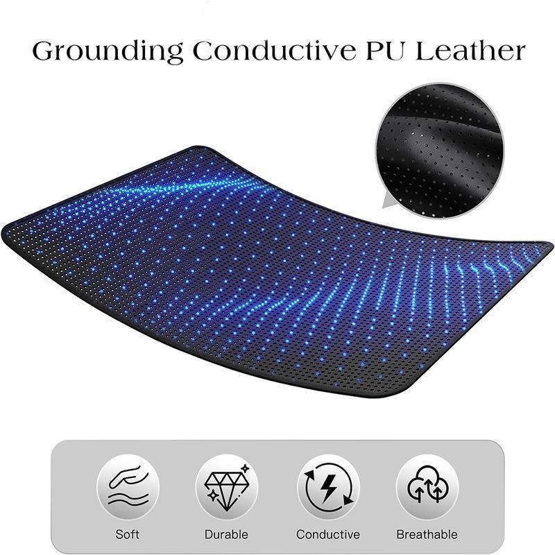 热销接地床垫GroundingMattressPad碳导电降辐射防水皮革半张床垫