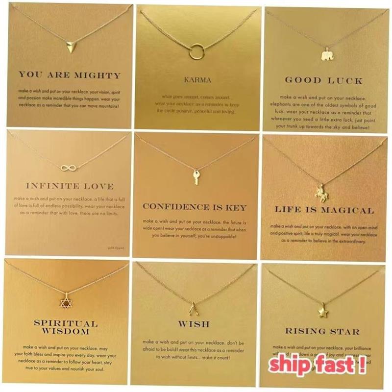 Gold Color Key Circle Necklace For Women fashion couple gift